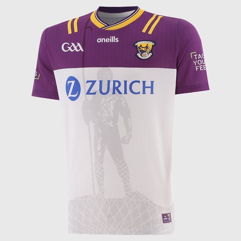 White / Purple Wexford GAA Goalkeeper Jersey 2026 from O’Neills.