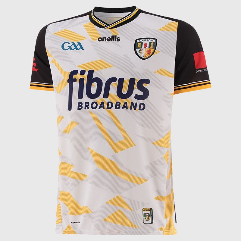 O’Neills White Antrim GAA Goalkeeper Jersey 2025 by O’Neills.