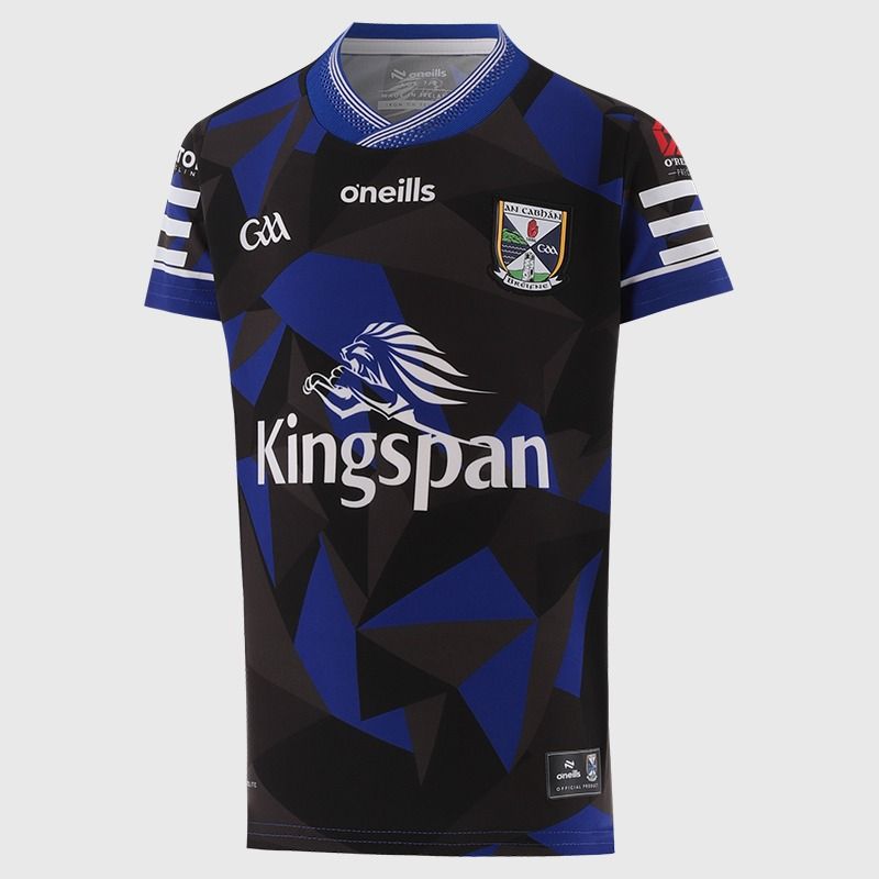 Black / Royal Cavan GAA Kids' Alternative Jersey 2026 from O’Neills.