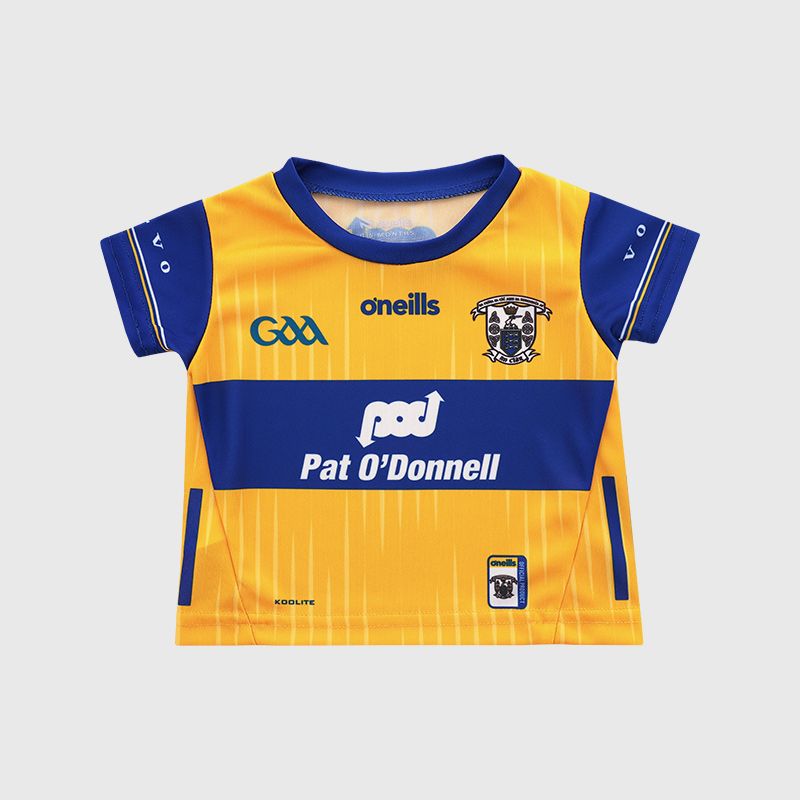 Amber Clare GAA Baby's Home Jersey 2025 by O’Neills.