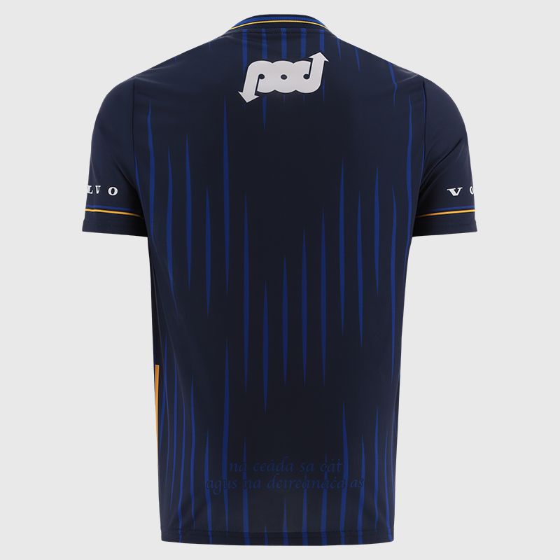 Navy Clare GAA Goalkeeper Jersey 2025 with ribbed crewneck by O’Neills.