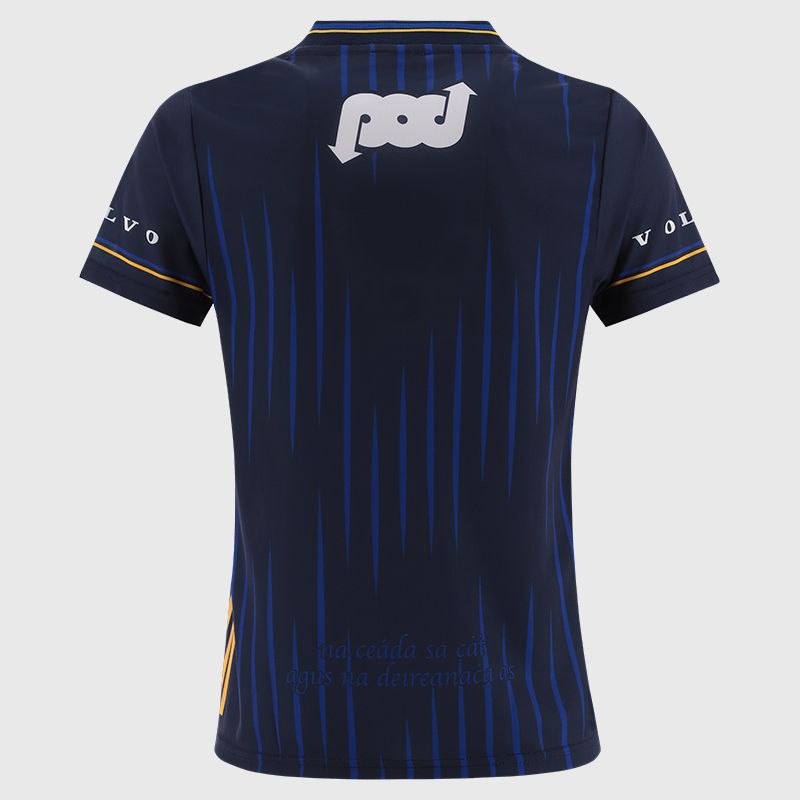Navy Clare GAA Women's Goalkeeper Jersey 2025 with ribbed crewneck by O’Neills.