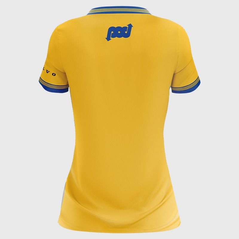 Yellow Clare Camogie Women's Home Jersey 2025 from O’Neills.