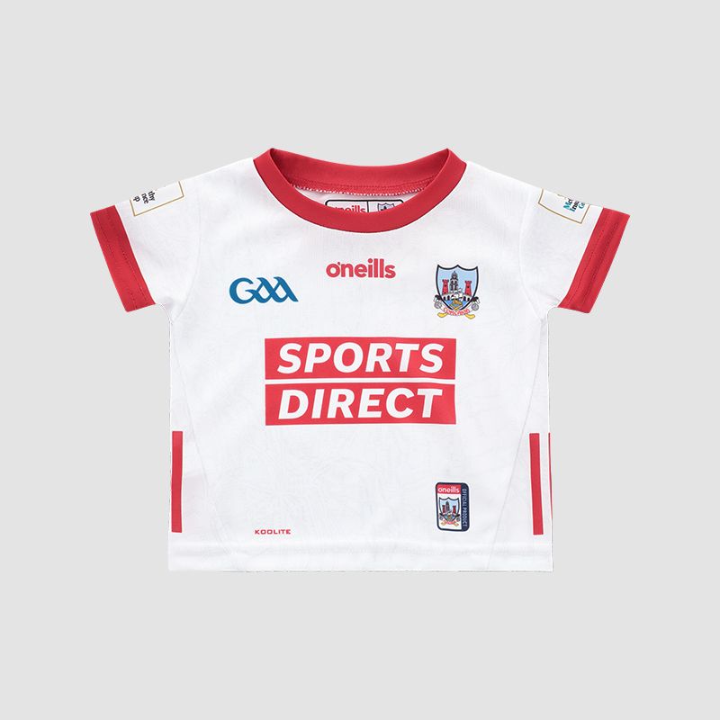 O’Neills White Cork GAA Baby Alternative Jersey 2025 by O’Neills.