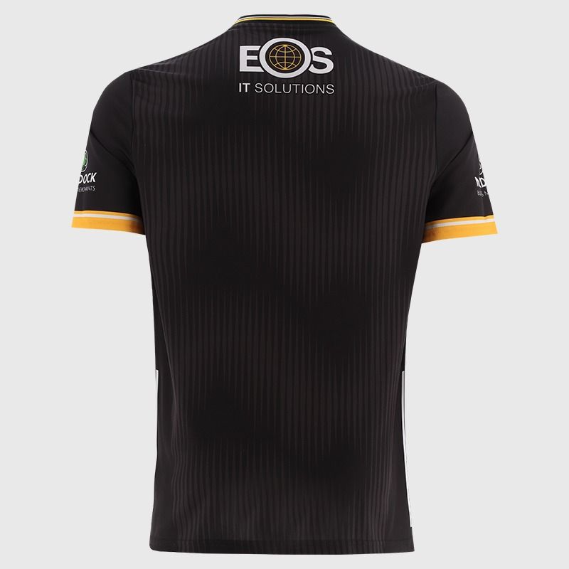 O’Neills Black Down GAA Goalkeeper Jersey 2025 with ribbed crewneck by O’Neills.
