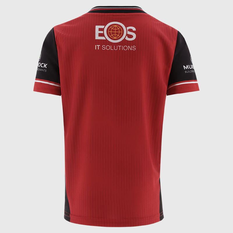 O’Neills Red Down GAA Kids' Home Jersey 2025 from O’Neills.