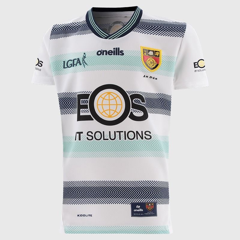 White Down LGFA Kids’ Alternative Goalkeeper Jersey 2026 from O’Neills.