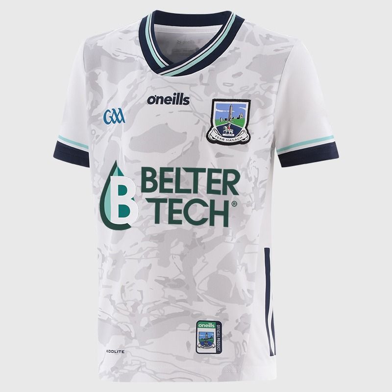 O’Neills White Fermanagh GAA Hurling Kids' Alternative Goalkeeper Jersey 2025 by O’Neills.