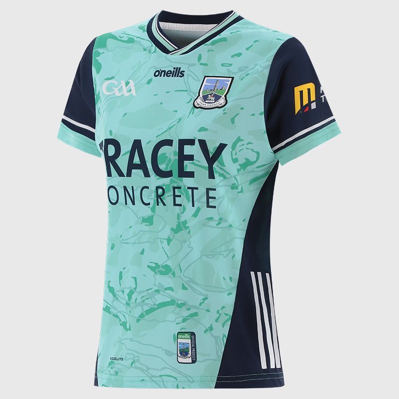 O’Neills Mint Fermanagh GAA Women's Alternative Jersey 2025 by O’Neills.