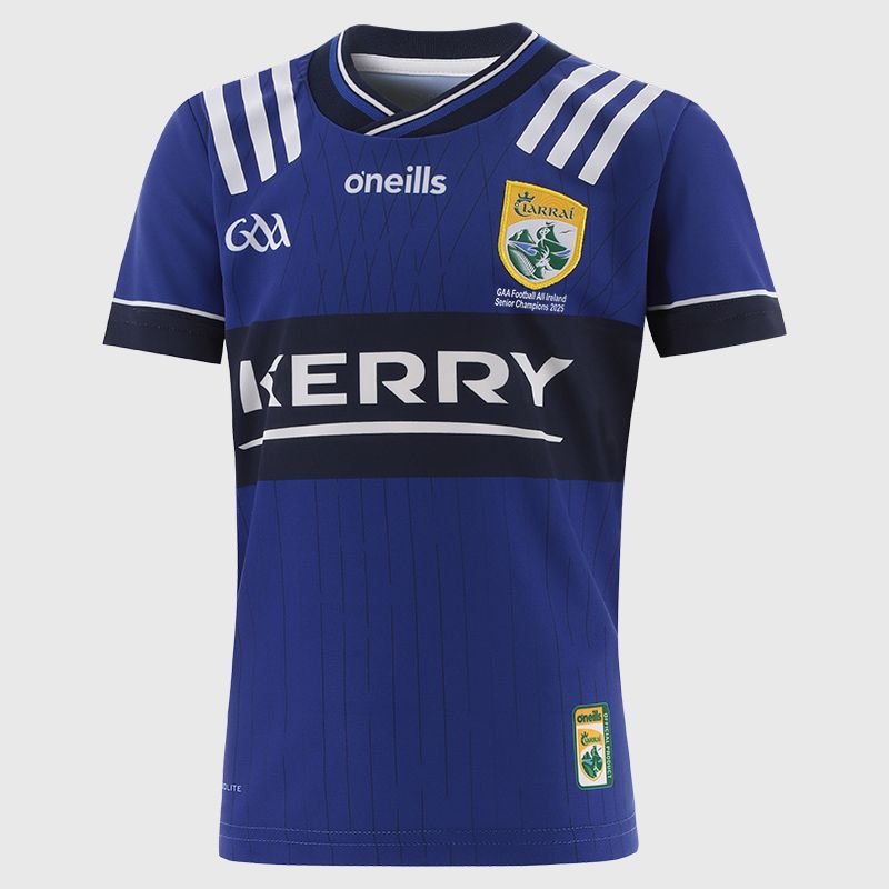 Royal Kerry GAA Kids’ All Ireland Football Champions Jersey 2025 from O’Neills.