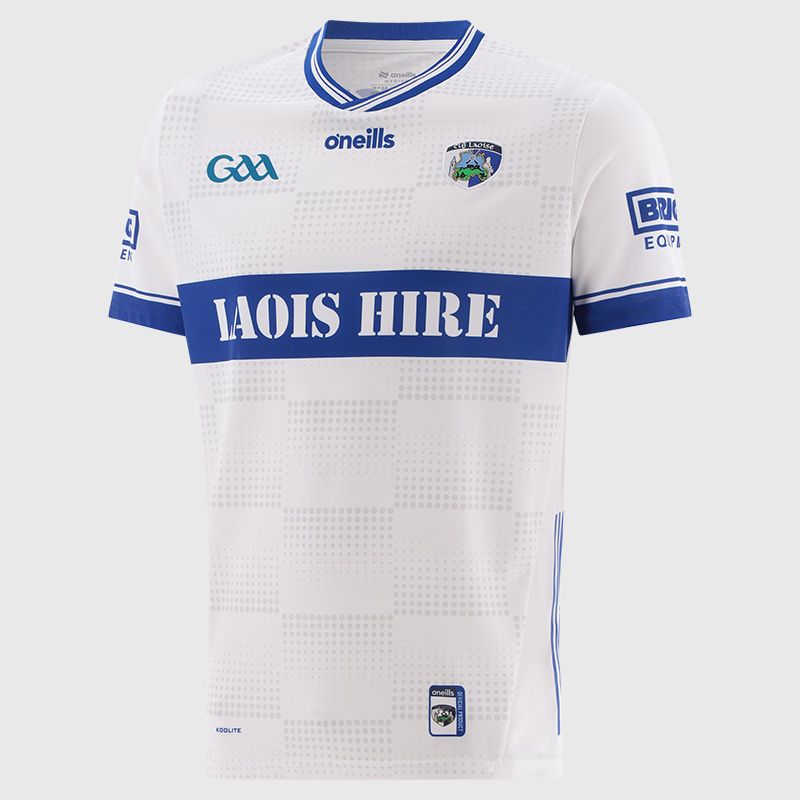 White Laois GAA Goalkeeper Jersey 2025 by O’Neills.