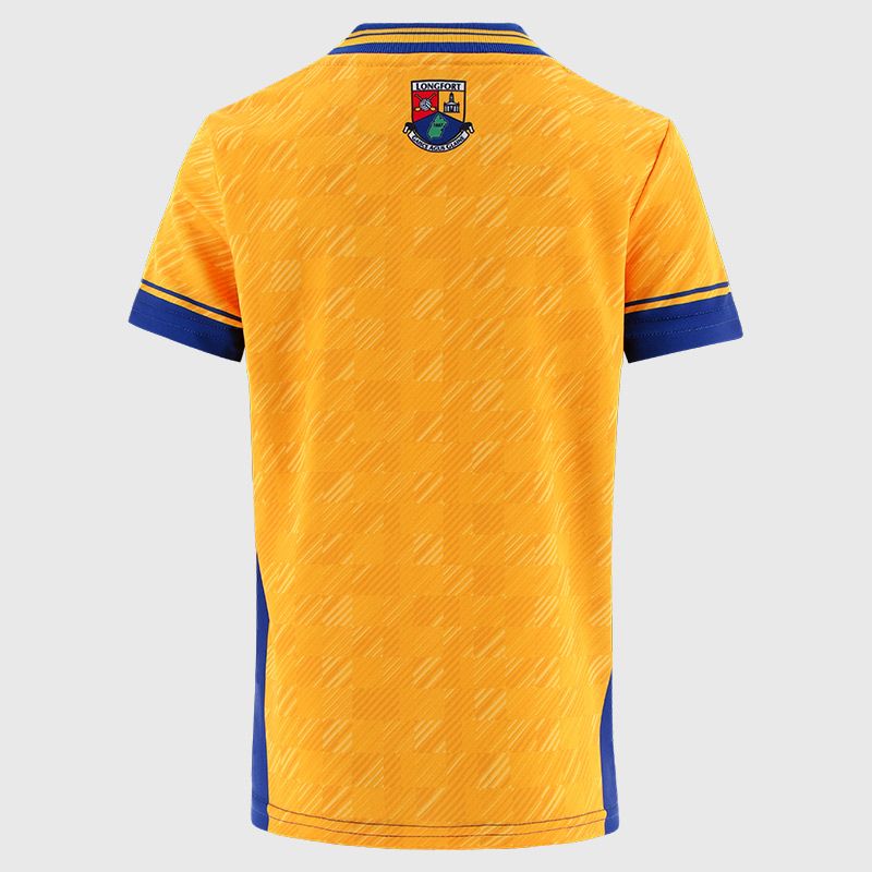 O’Neills Amber Longford GAA Kids' Alternative Jersey 2025 by O’Neills.