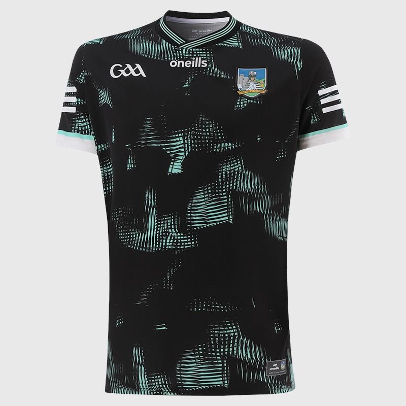 Black Limerick GAA Alternative Jersey 2026 from O’Neills.