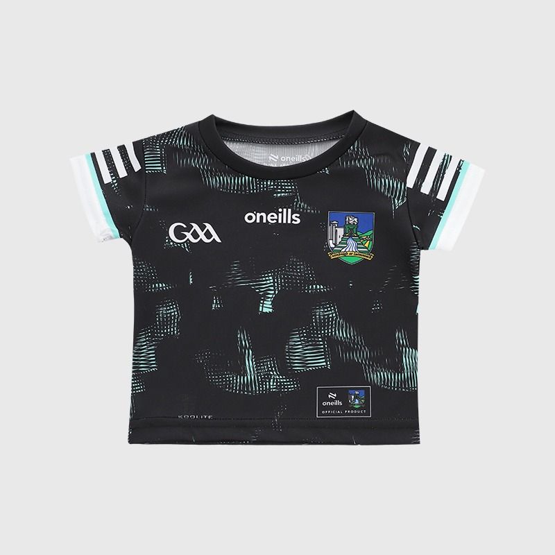 Black Limerick GAA Infant Alternative Jersey 2026 from O’Neills.