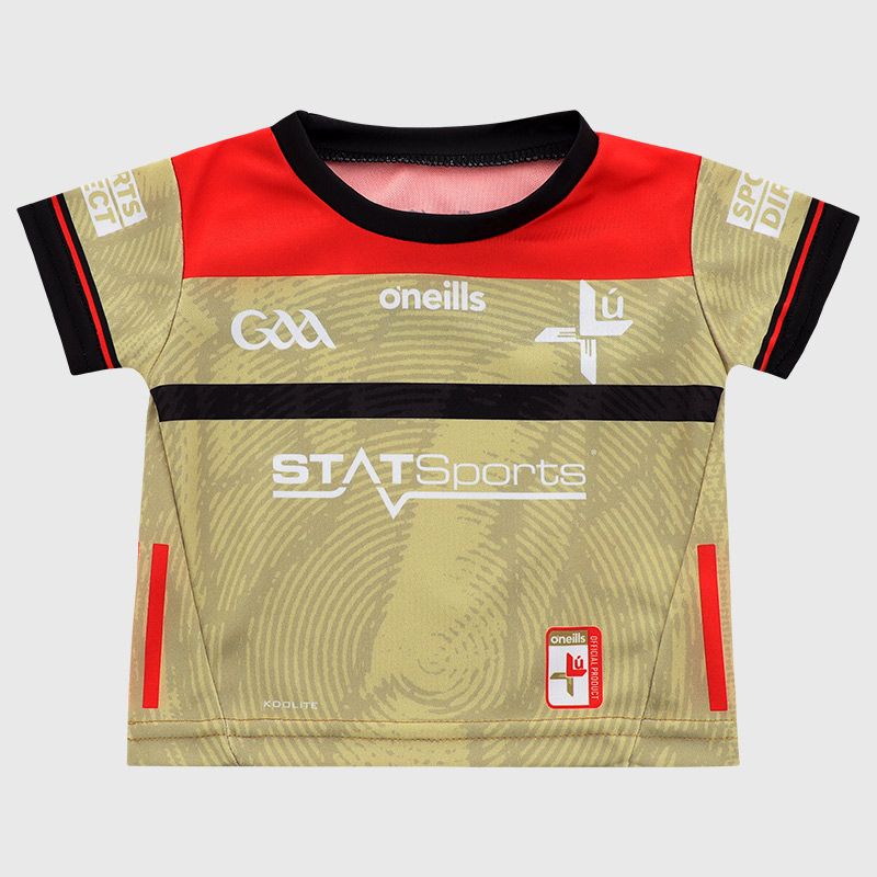 O’Neills Gold Louth GAA Baby Alternative Goalkeeper Jersey 2025 by O’Neills.