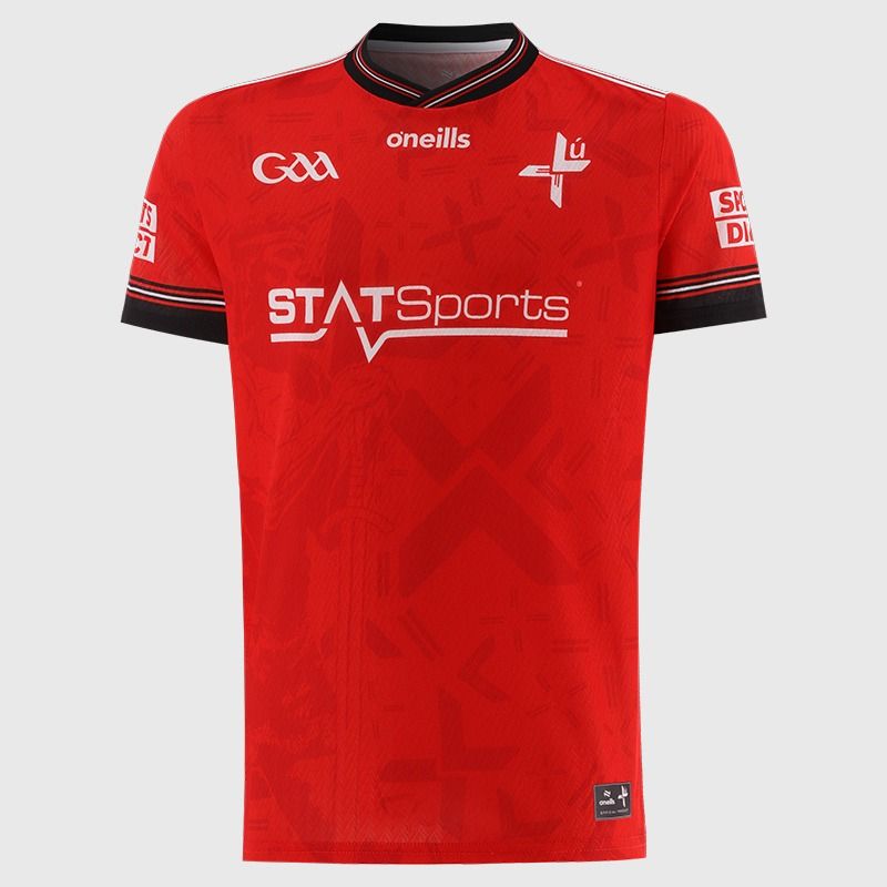 Red Louth GAA Home Jersey 2026 from O’Neills.