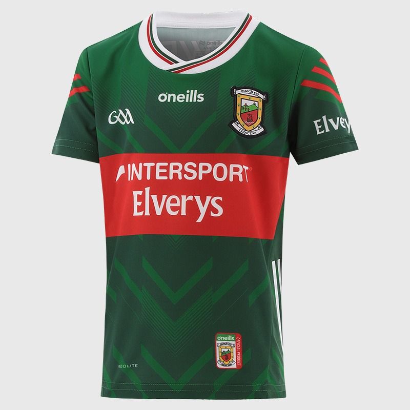 Bottle Mayo GAA Kids' Home Jersey 2025 from O’Neills.