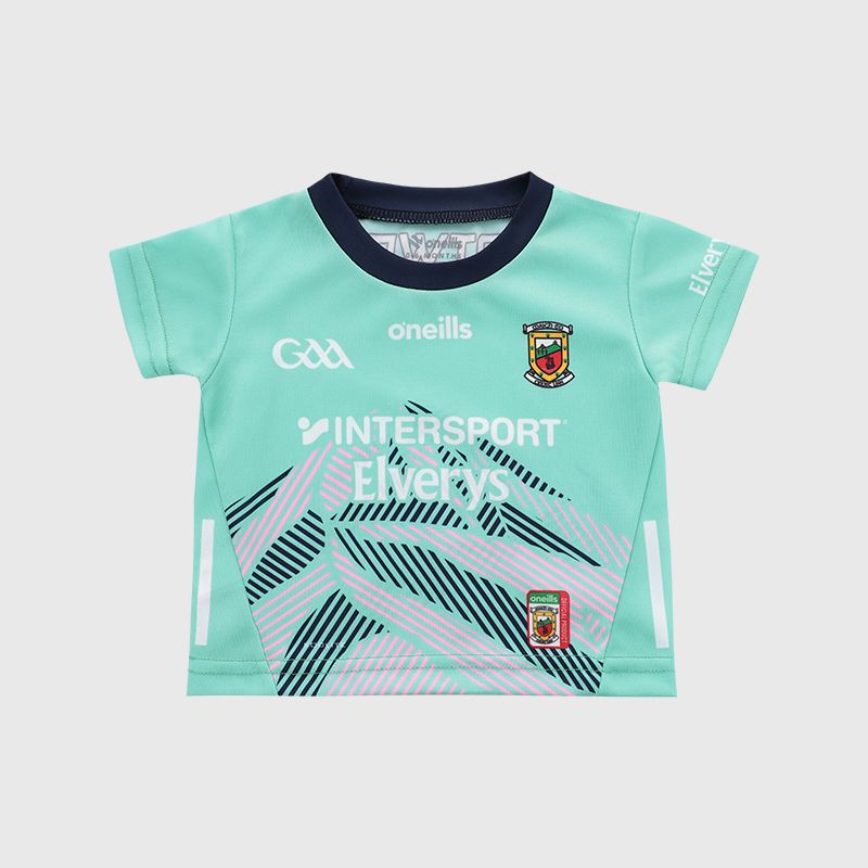 O’Neills Green Mayo GAA Baby Alternative Goalkeeper Jersey 2025 by O’Neills.