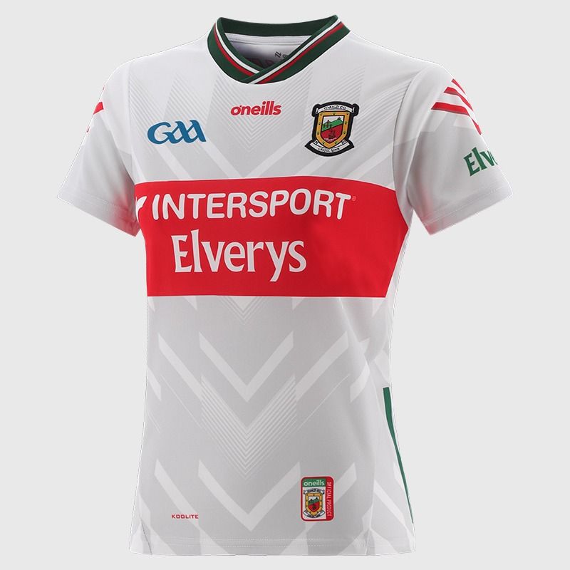 O’Neills Women's Mayo GAA Goalkeeper Jersey 2025 with ribbed crewneck by O’Neills.