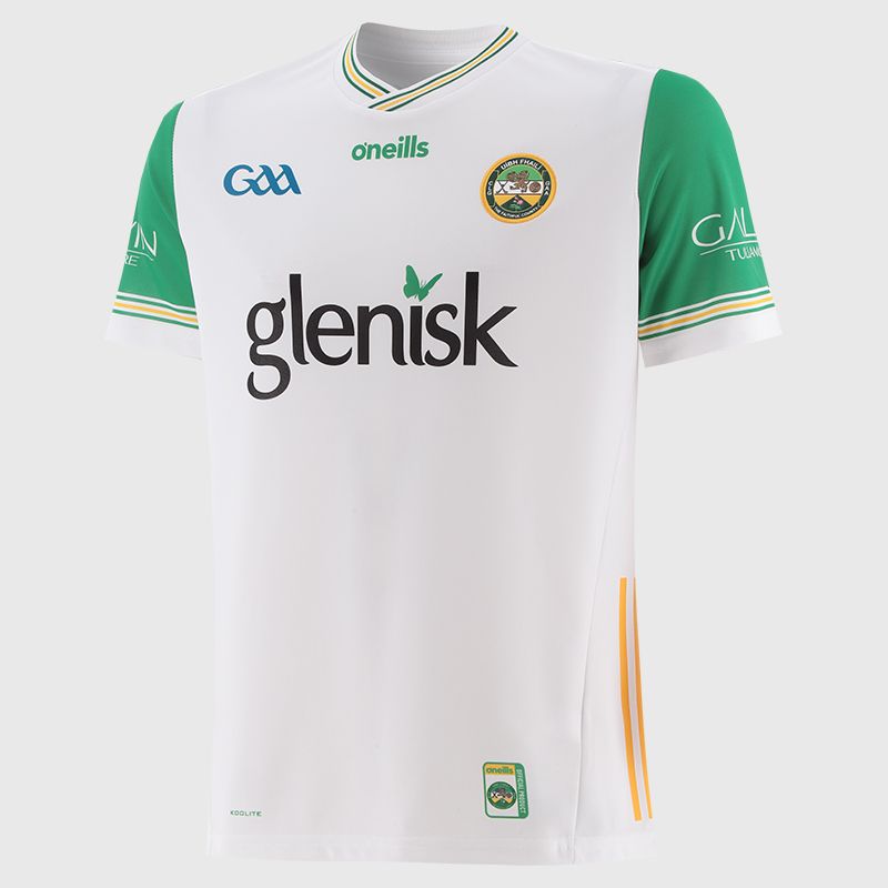 O’Neills White Offaly GAA Men's Alternative Jersey 2025 by O’Neills.