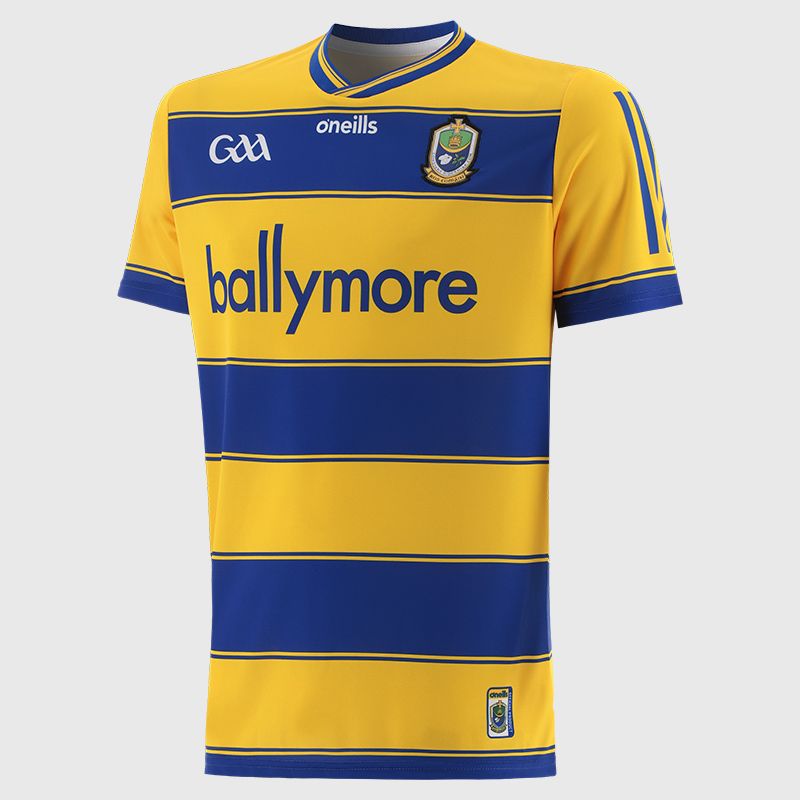 Yellow Roscommon GAA Men's Home Jersey 2025 by O’Neills.