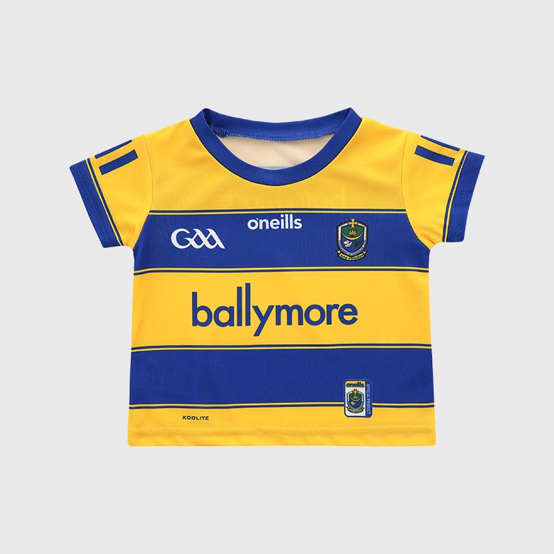 Yellow Roscommon GAA Baby Home Jersey 2025 by O’Neills.