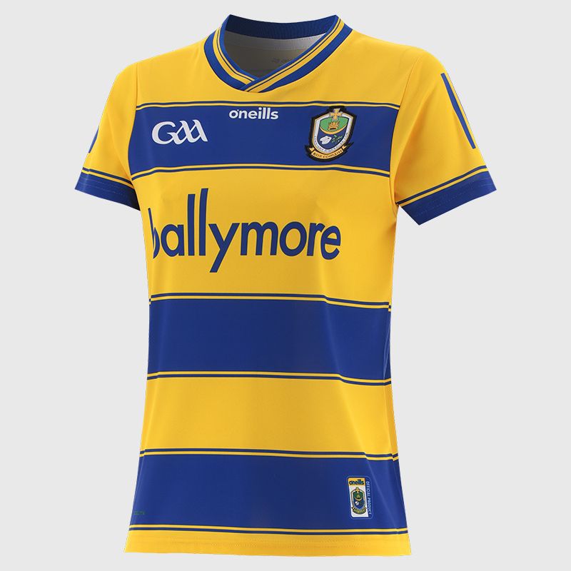 Yellow Roscommon GAA Women's Home Jersey 2025 by O’Neills.