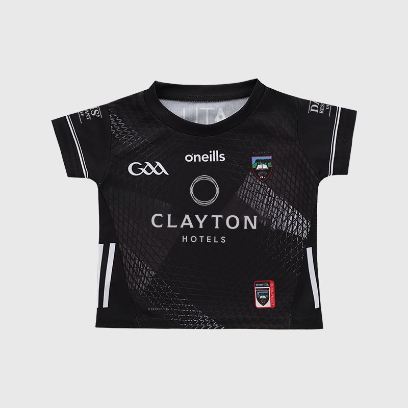 O’Neills Black Sligo GAA Hurling Baby Home Jersey 2025 by O’Neills.