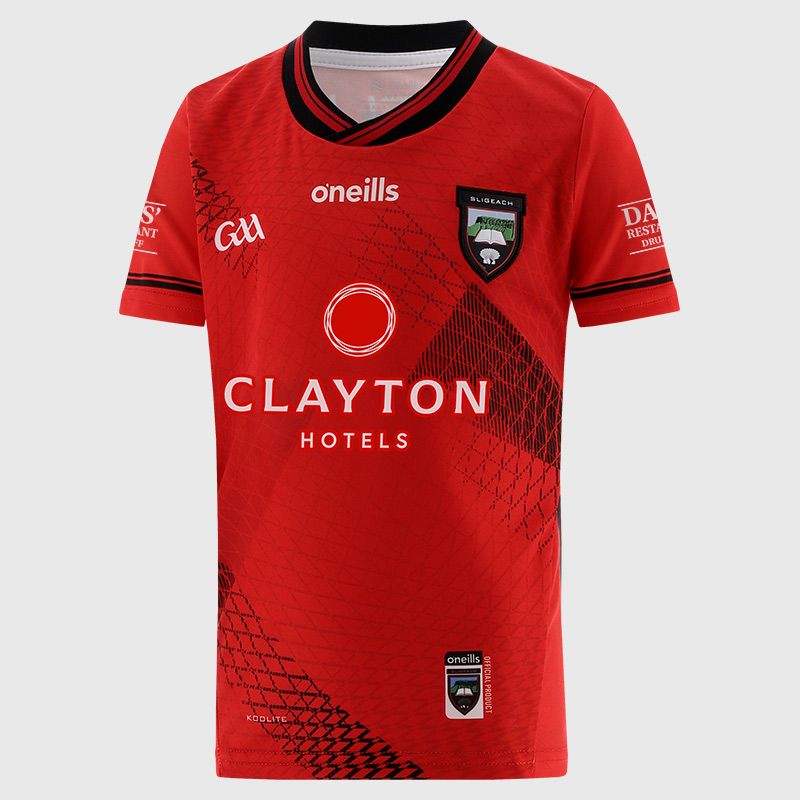 Red O’Neills Sligo Hurling Kids' Goalkeeper Jersey 2025 by O'Neills