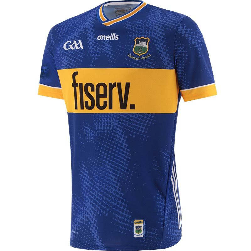 Royal Tipperary GAA Home Jersey 2024 with sponsor logo by O’Neills