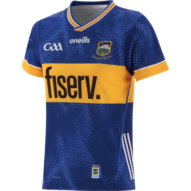 Royal Tipperary GAA Home Jersey 2024 with sponsor logo by O’Neills