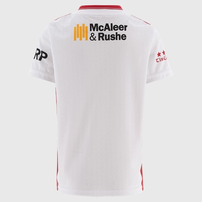 White Tyrone GAA Kids’ Home Jersey 2026 from O’Neills