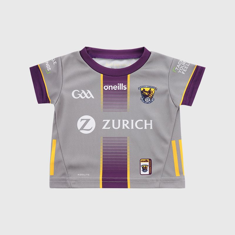 O’Neills Grey Wexford GAA Baby's Alternative Jersey 2025 by O’Neills.