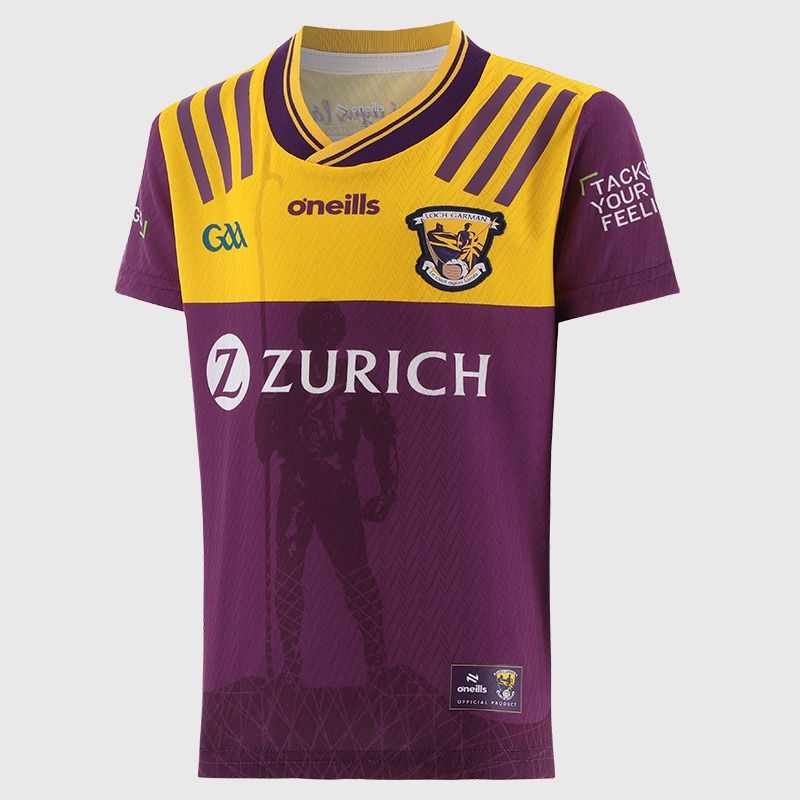 Purple Wexford GAA Kids’ Home Jersey 2026 from O’Neills.