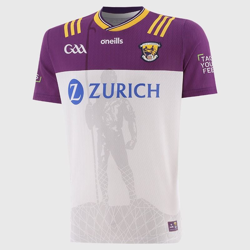 White / Purple Wexford GAA Goalkeeper Jersey 2026 from O’Neills.