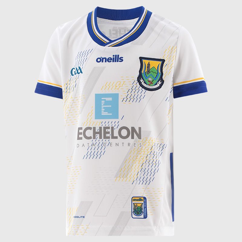 White Wicklow GAA Kids' Goalkeeper Jersey 2025 by O’Neills.