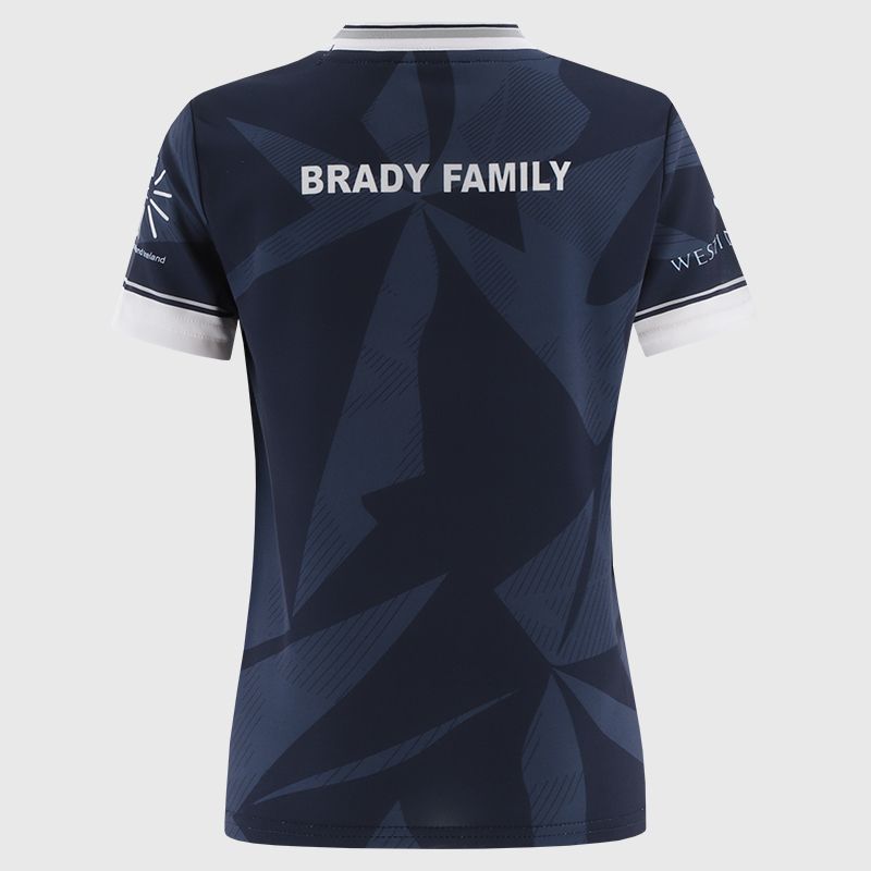 O’Neills Navy Kildare GAA Women's Goalkeeper Jersey 2025 with ribbed crewneck by O’Neills.