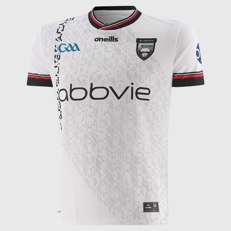White Sligo GAA Player Fit Alternative Jersey 2026 from O’Neills.