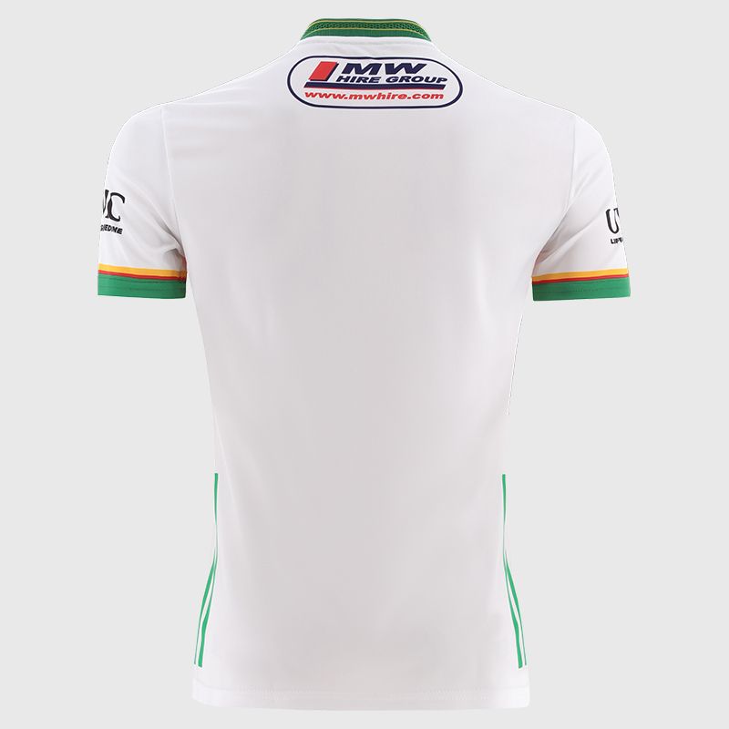 O’Neills White Carlow GAA Goalkeeper Jersey 2025 Player Fit with ribbed crewneck by O’Neills.