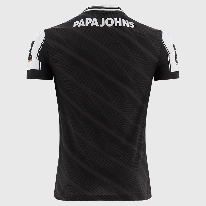 O’Neills Black Galway GAA Goalkeeper Jersey 2025 Player Fit with ribbed crewneck by O’Neills.