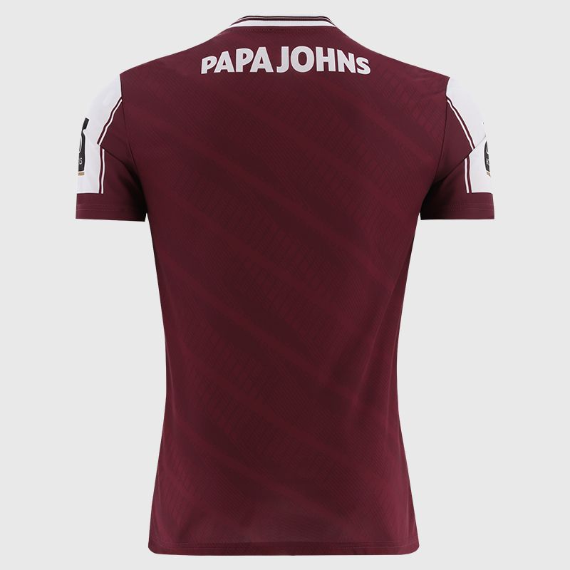 O’Neills Maroon Galway GAA Player Fit Home Jersey 2025 by O’Neills.
