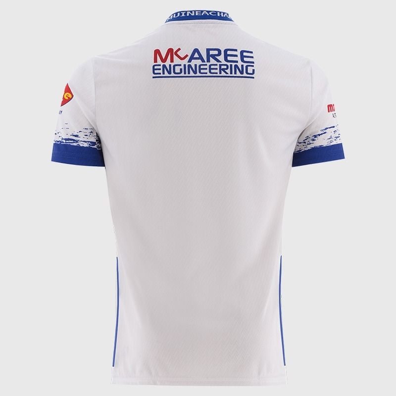 White Monaghan GAA Player Fit Home Jersey 2026 from O’Neills.