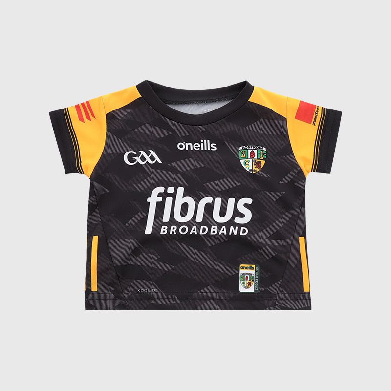 O’Neills Black Antrim GAA Baby Goalkeeper Jersey 2025 from O’Neills.