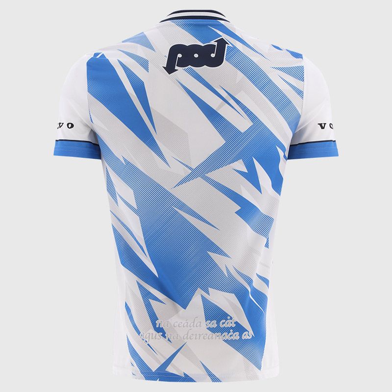 White Clare GAA Player Fit Alternative Goalkeeper Jersey 2025 with ribbed crewneck by O’Neills.