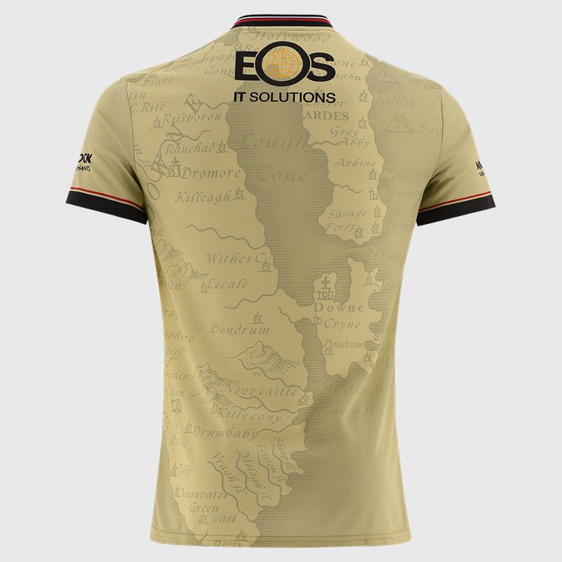 O’Neills Gold Down GAA Player Fit Alternative Goalkeeper Jersey 2025 with ribbed crewneck by O’Neills.
