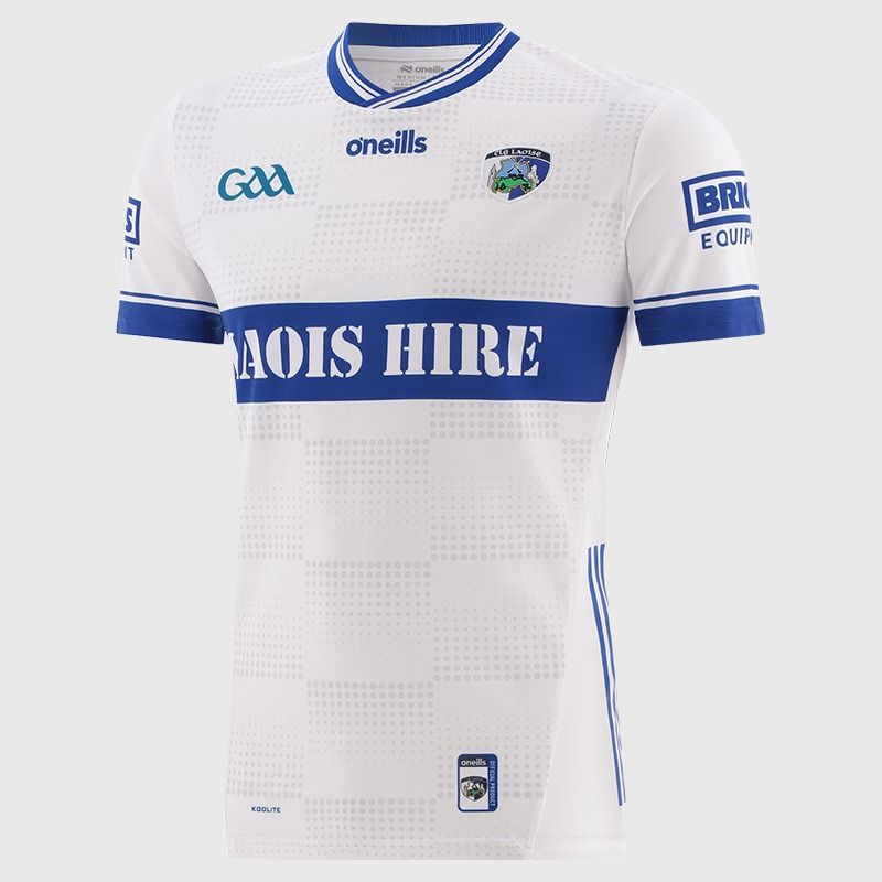 White Laois GAA Player Fit Goalkeeper Jersey 2025 by O’Neills