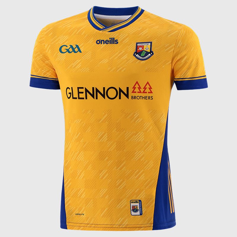 O’Neills Amber Longford GAA Player Fit Alternative Jersey 2025 by O’Neills.