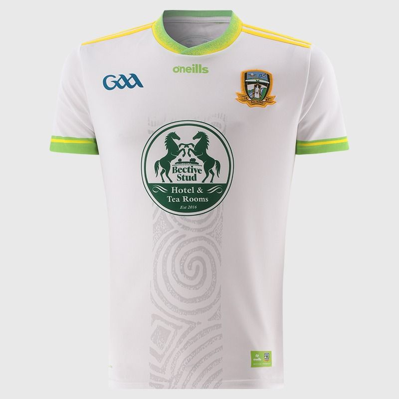 White Meath GAA Player Fit Alternative Jersey 2026 from O’Neills.