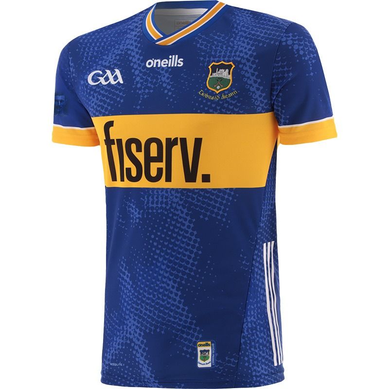 Royal Tipperary GAA Home Jersey 2024 with sponsor logo by O’Neills