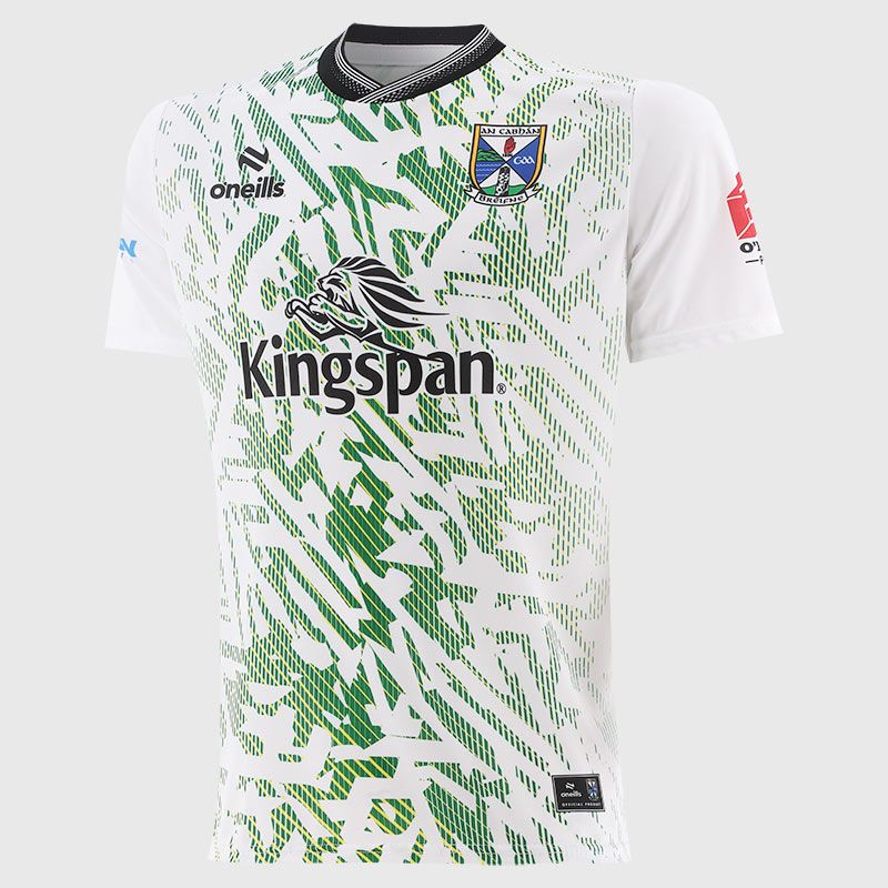 White Cavan GAA Short Sleeve Training Top 2026 from O’Neills.